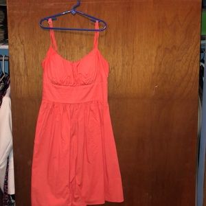 Coral Spaghetti Strap Dress Size 8